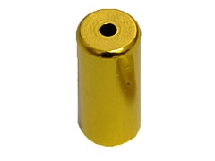 Koncovka bowdenu 4mm Al - zlatá 1ks - Koncovka bowdenu 4mm Al - zlatá 1ks