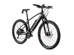 Pánské horské elektrokolo Leader Fox SWAN 27,5" černá mat/zelená 2019 - Pánské horské elektrokolo Leader Fox SWAN 27,5" černá mat/zelená 2019