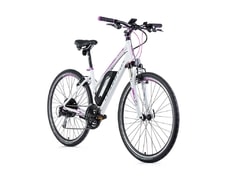 Dámské crossové elektrokolo Leader Fox VENOSA 28" bílá/růžová 2017 - Dámské crossové elektrokolo Leader Fox VENOSA 28" bílá/růžová 2017