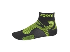 Ponožky Force 2, černé - fluo - Ponožky Force 2, černé - fluo