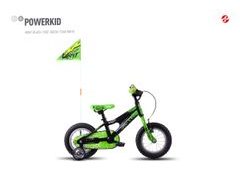 Dětské kolo Ghost Powerkid 12" black/green 2017 - Dětské kolo Ghost Powerkid 12" black/green 2017