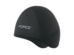 Cyklo čepice pod přilbu Force zimní, černá - Cyklo čepice pod přilbu Force zimní, černá