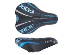 sedlo FORCE dětské JUNIOR FREE BOYS, černo-modré - sedlo FORCE dětské JUNIOR FREE BOYS, černo-modré