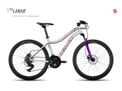 Dámské horské kolo Ghost LANAO 1 26" white/violet/orange 2017 - Dámské horské kolo Ghost LANAO 1 26" white/violet/orange 2017