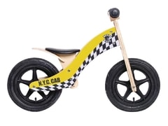 Odrážedlo Rebel Kidz Wood Air 12" Taxi žlutá - Odrážedlo Rebel Kidz Wood Air 12" Taxi žlutá