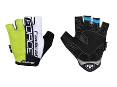 Rukavice Force RADICAL, fluo - bílo - černé - Rukavice Force RADICAL, fluo - bílo - černé