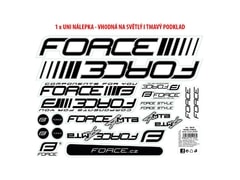 Nálepky Force 4 MTB na rám, 37x27cm, UV lak - Nálepky Force 4 MTB na rám, 37x27cm, UV lak