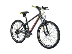 Dětské kolo Leader Fox SPIDER chlapecký 24" šedá mat/žlutá 2018 - Dětské kolo Leader Fox SPIDER chlapecký 24" šedá mat/žlutá 2018