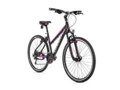 Dámské crossové kolo Leader Fox TOSCANA 28" černá mat/violet 2019 - Dámské crossové kolo Leader Fox TOSCANA 28" černá mat/violet 2019