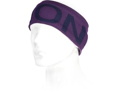 Čelenka Mons Royale merino ARCADIA HEADBAND grape / navy - Čelenka Mons Royale merino ARCADIA HEADBAND grape / navy