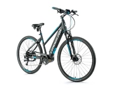 Krosové elektrokolo EXETER dámské,2018-2 16,5" ŠEDÁ MAT/MODRÁ - Krosové elektrokolo EXETER dámské,2018-2 16,5" ŠEDÁ MAT/MODRÁ