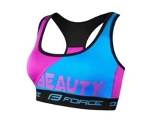 Podprsenka sportovní Force BEAUTY, modrá-růžová - Podprsenka sportovní Force BEAUTY, modrá-růžová