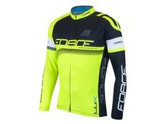 Dres Force LUX dlouhý rukáv černo-fluo - Dres Force LUX dlouhý rukáv černo-fluo