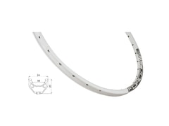 Ráfek Force BASIC DISC 584x18 32děr, bílý - Ráfek Force BASIC DISC 584x18 32děr, bílý