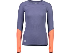 Triko Mons Royale merino BELLA TECH LS coral / stone - Triko Mons Royale merino BELLA TECH LS coral / stone