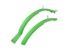 Sada blatníků Force 26 - 28" s lopatkou, plast, zelené - Sada blatníků Force 26 - 28" s lopatkou, plast, zelené