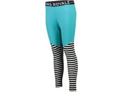 Legíny Mons Royale merino CHRISTY LEGGING tropicana / thick stripe - Legíny Mons Royale merino CHRISTY LEGGING tropicana / thick stripe