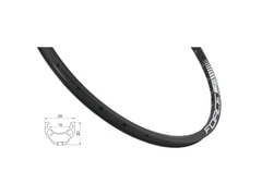 Ráfek Force BASIC DISC 622x18 36děr, černý - Ráfek Force BASIC DISC 622x18 36děr, černý