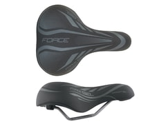 Sedlo Force COMFORT GEL LADY turistické, černé - Sedlo Force COMFORT GEL LADY turistické, černé