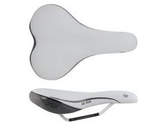 Sedlo Force LADY dámské GEL TECH, bílé - Sedlo Force LADY dámské GEL TECH, bílé