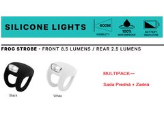 Sada světel Knog Frog Strobe TWINPACK ( Přední + Zadní) - Sada světel Knog Frog Strobe TWINPACK ( Přední + Zadní)