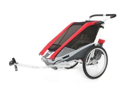 Cyklovozík THULE Chariot CTS Cougar červený + cyklo set ZDARMA - Cyklovozík THULE Chariot CTS Cougar červený + cyklo set ZDARMA