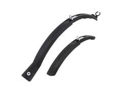 Sada blatníků Force 26 - 28" s lopatkou, plast, černé - Sada blatníků Force 26 - 28" s lopatkou, plast, černé
