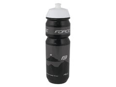 Láhev na kolo Force HILL 0,75 l, černo-šedá - Láhev na kolo Force HILL 0,75 l, černo-šedá