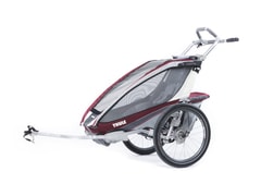 Cyklovozík THULE Chariot CTS CX 1 burgundy + cyklo set ZDARMA - Cyklovozík THULE Chariot CTS CX 1 burgundy + cyklo set ZDARMA