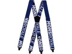 Kšandy Mons Royale AFTERBANG SUSPENDERS electric blue / white - Kšandy Mons Royale AFTERBANG SUSPENDERS electric blue / white