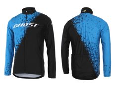 Dres Ghost RACE dlouhý rukáv blue/black - Dres Ghost RACE dlouhý rukáv blue/black