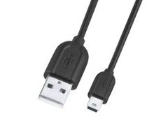 Kabel dobíjecí Mini USB pro světla PAX, SAM, RUBY - Kabel dobíjecí Mini USB pro světla PAX, SAM, RUBY