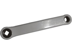 Klika levá Fe-plast 152mm, šedá - Klika levá Fe-plast 152mm, šedá