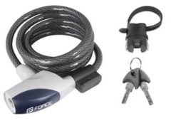 Zámek Force DELUXE spirálový s držákem 150cm/10mm - Zámek Force DELUXE spirálový s držákem 150cm/10mm