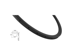 Ráfek Force MTB 29" galuskový KARBON 30mm, 28děr - Ráfek Force MTB 29" galuskový KARBON 30mm, 28děr