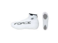 Návleky na tretry Force LYCRA bílé - Návleky na tretry Force LYCRA bílé