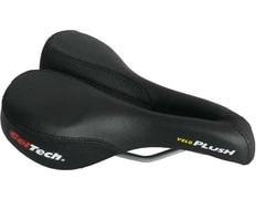 Sedlo Velo-4038 dámské gelové s dírou, černé - Sedlo Velo-4038 dámské gelové s dírou, černé