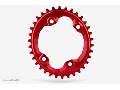 Převodník AbsoluteBlack OVAL Shimano XT M8000 96BCD červená - Převodník AbsoluteBlack OVAL Shimano XT M8000 96BCD červená