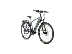 Pánské trekkingové elektrokolo Leader Fox DENVER 28" šedá mat/zelená 2019 - Pánské trekkingové elektrokolo Leader Fox DENVER 28" šedá mat/zelená 2019