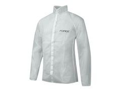 Pláštěnka Force PVC čirá, suchý zip - Pláštěnka Force PVC čirá, suchý zip