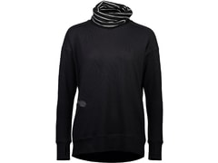 Mikina Mons Royale merino CORTINA HIGH NECK black - Mikina Mons Royale merino CORTINA HIGH NECK black