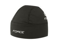 Cyklo čepice pod přilbu Force zateplená lycra černá - Cyklo čepice pod přilbu Force zateplená lycra černá