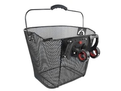 Koš na řídítka Force Klick 31,8mm, černý - Koš na řídítka Force Klick 31,8mm, černý