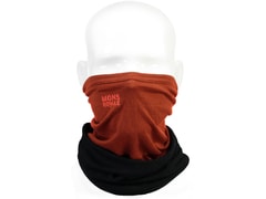 Nákrčník Mons Royale merino FIFTY-FIFTY MESH NECKWARMER black / clay - Nákrčník Mons Royale merino FIFTY-FIFTY MESH NECKWARMER black / clay