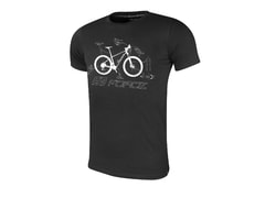 Triko Force COOL BIKE krátký rukáv, černé - Triko Force COOL BIKE krátký rukáv, černé